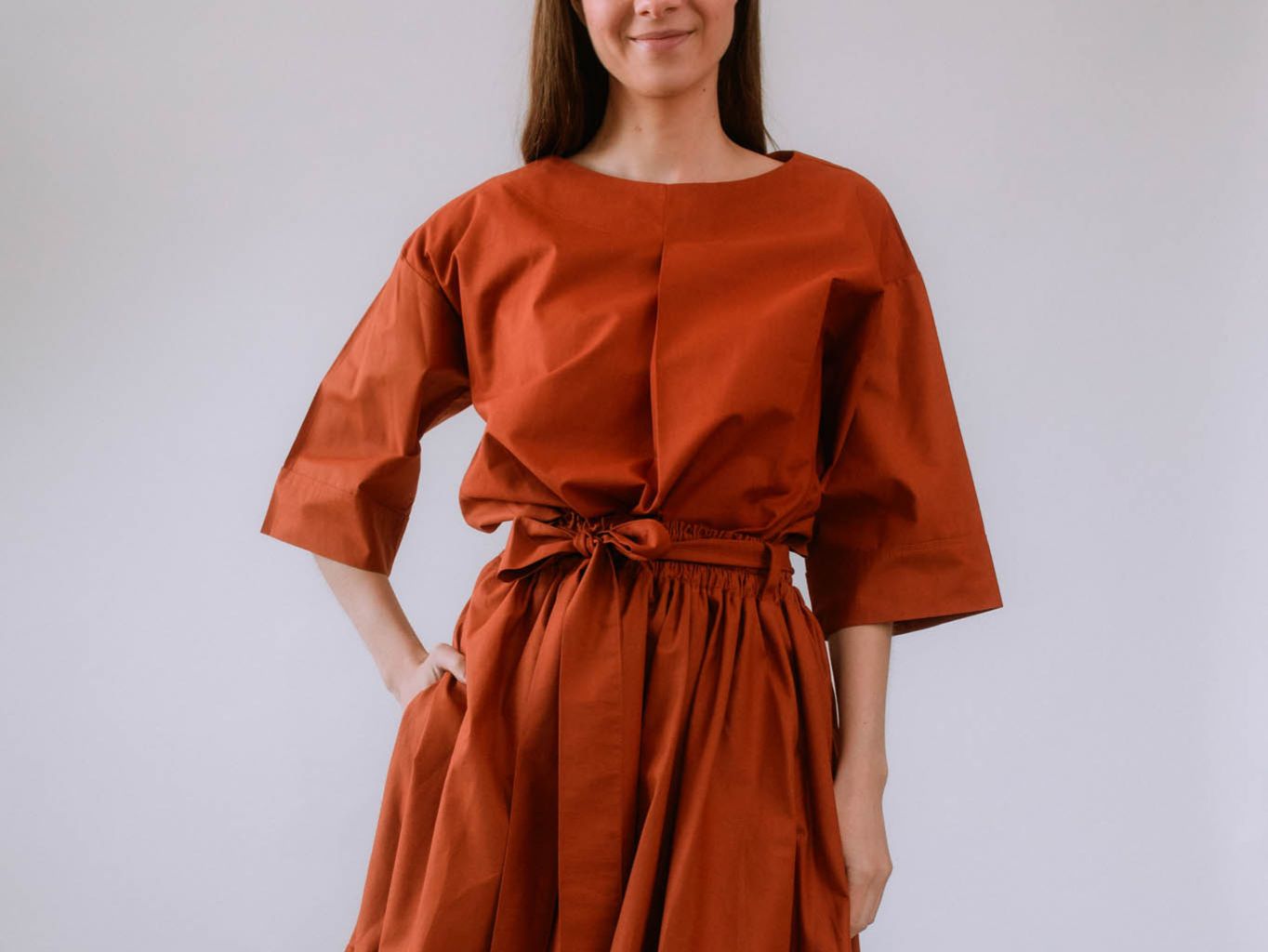bluzka OLIVIA tehlová (2)